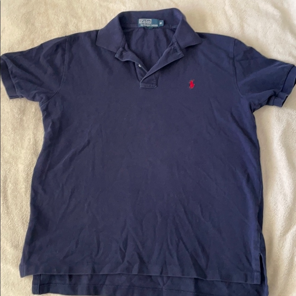 Polo Navy short sleeve with collar medium